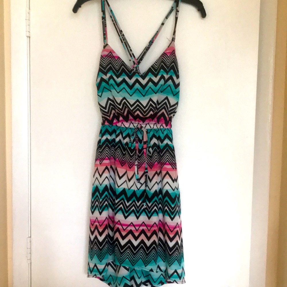 Multi colored sun dress
